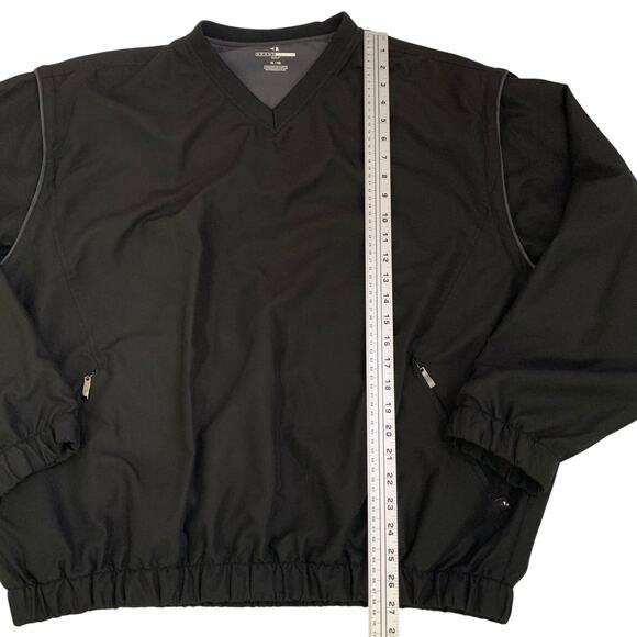 🎉Posh Party🎉 Grand Slam Mens Golf Shirt to Vest Black XL Mesh Lined V Neck - Picture 5 of 12